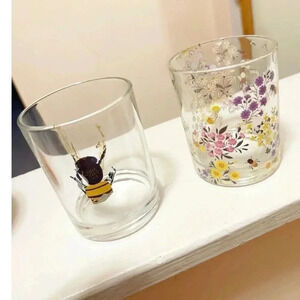 4 Pk Melwood 12oz Bee 🐝 Rocks Glasses my